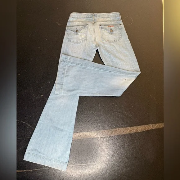 Hudson Farris Flare Light Blue Jeans Size 26 - Picture 3 of 16